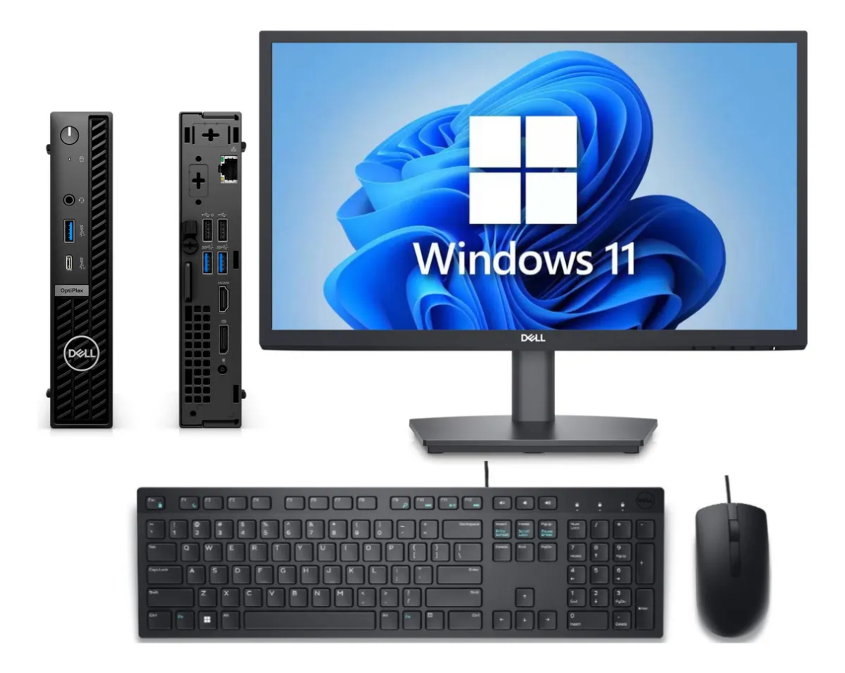Computador Dell OptiPlex 7020 Micro i5-12500T + Monitor 21.5"